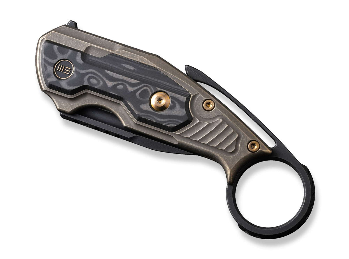 WE Knife Yardbird Titanium Bronze CF Rose