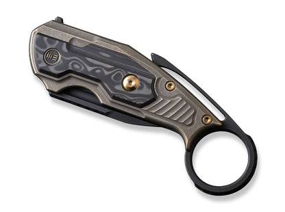 WE Knife Yardbird Titanium Bronze CF Rose