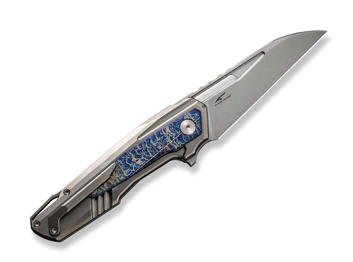 WE Knife Falcaria Titanium Grey Flamed