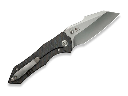 WE Knife High-Fin XL 20CV Titanium Tiger Stripe