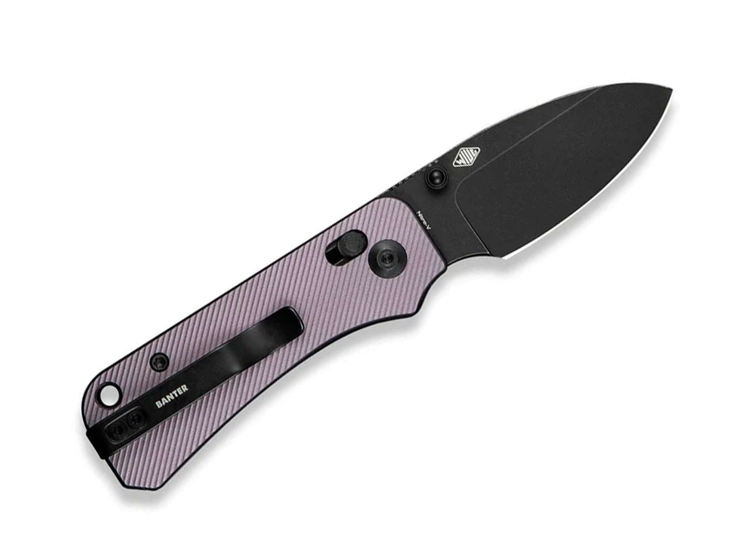 CIVIVI Baby Banter 2 Nitro-V Aluminum Purple Black Stonewashed