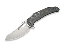 WE Knife Epaulette M390 Diamond Patterned Tiger Stripe Flamed Ti