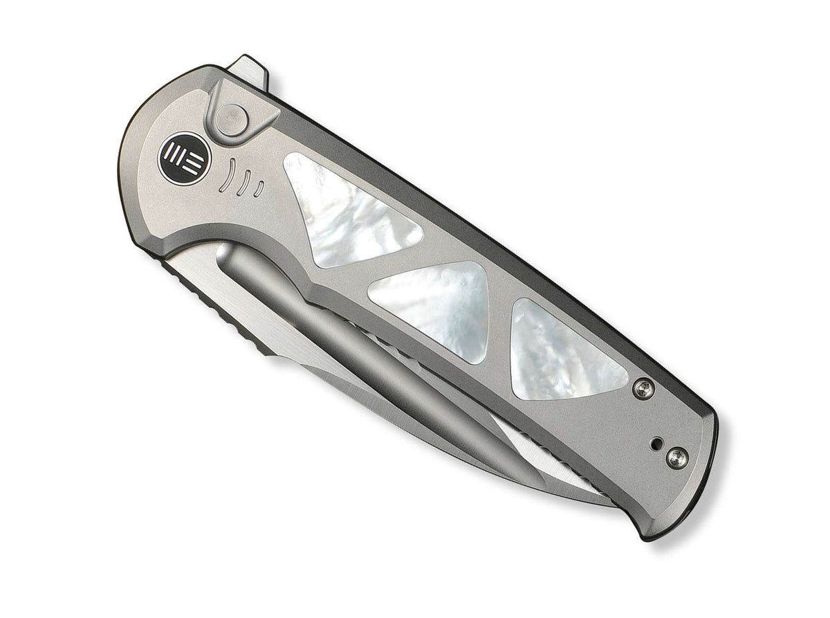 WE Knife Sylox M390 Gray Ti MOP