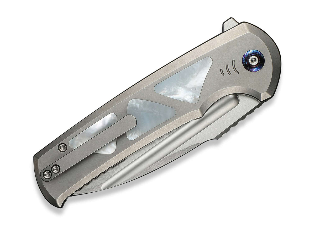 WE Knife Sylox M390 Gray Ti MOP
