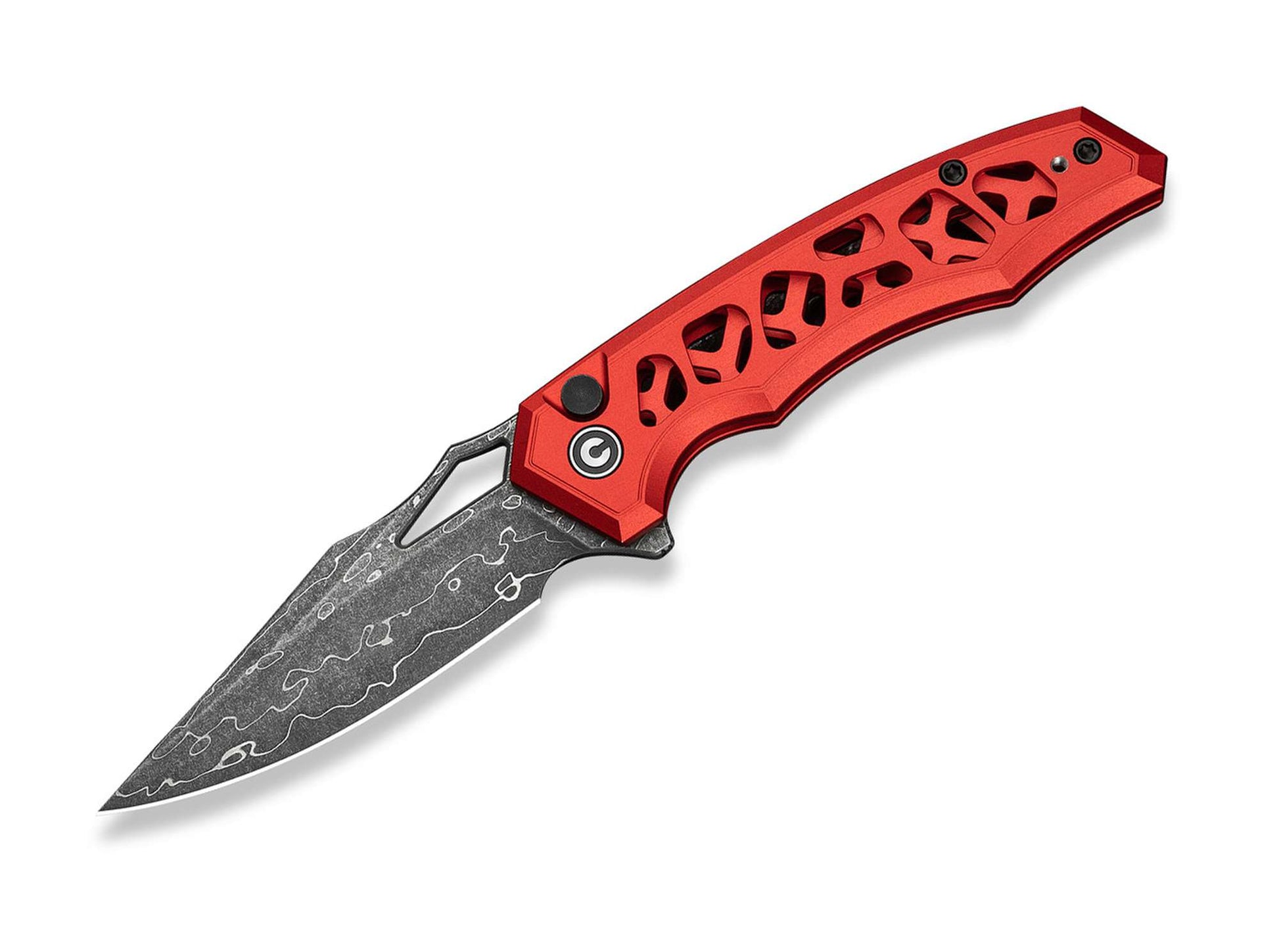 CIVIVI Anaaki Damascus Red Aluminum