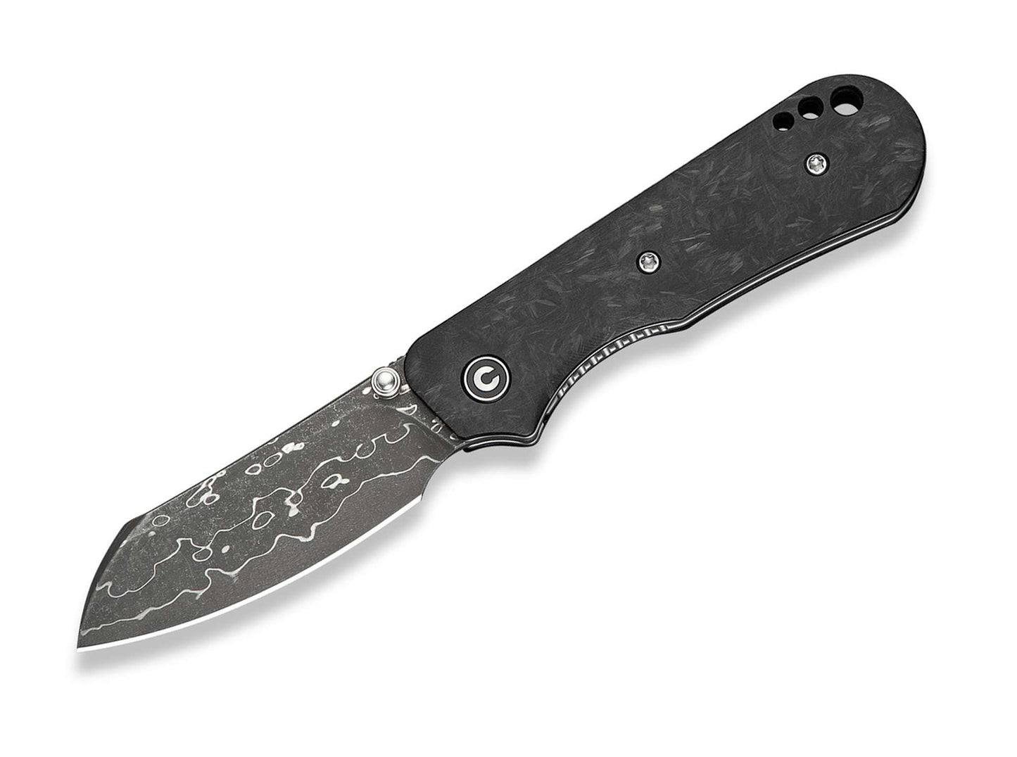 CIVIVI Crabby Damascus Shredded CF