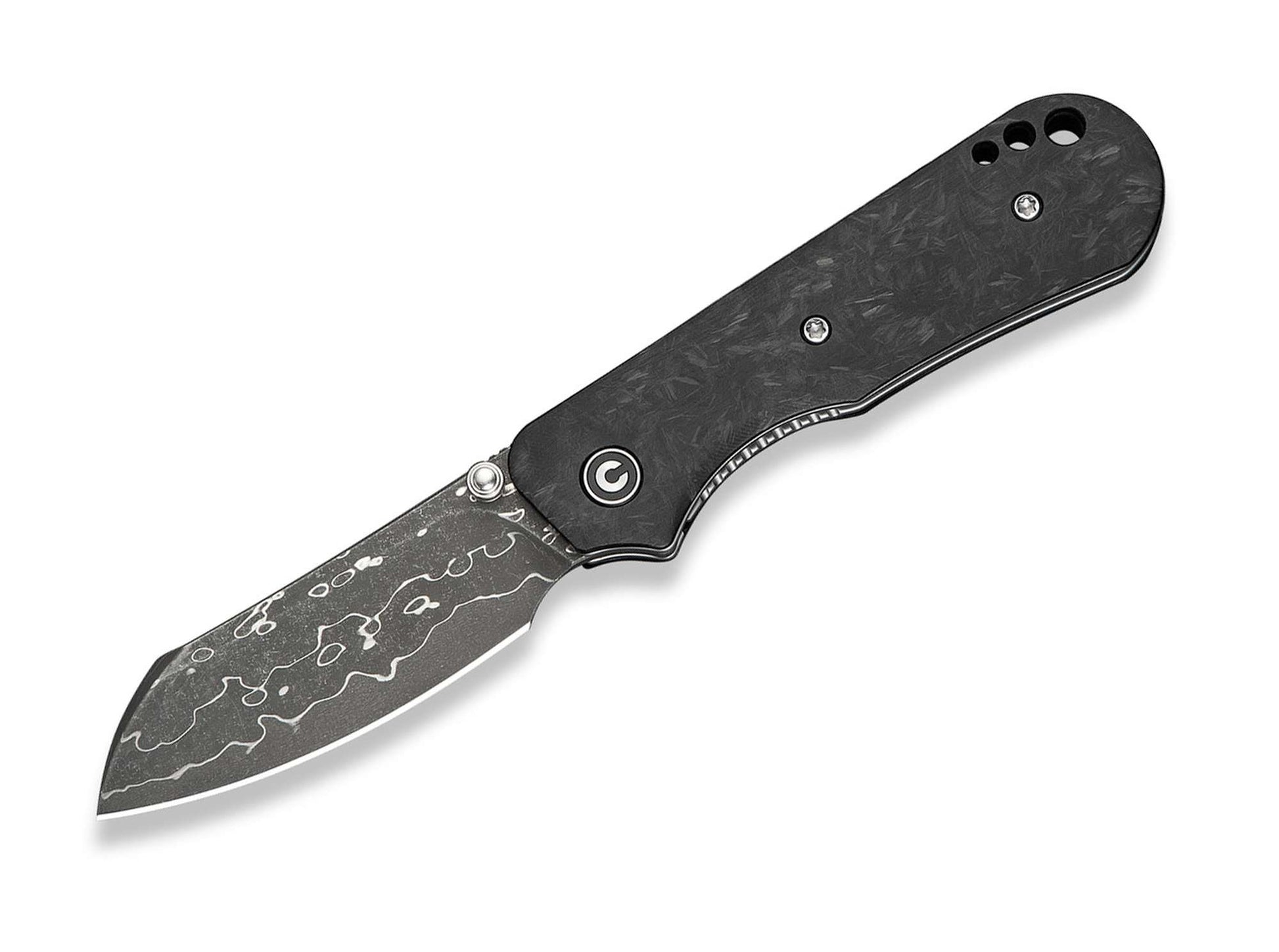 CIVIVI Crabby Damascus Shredded CF