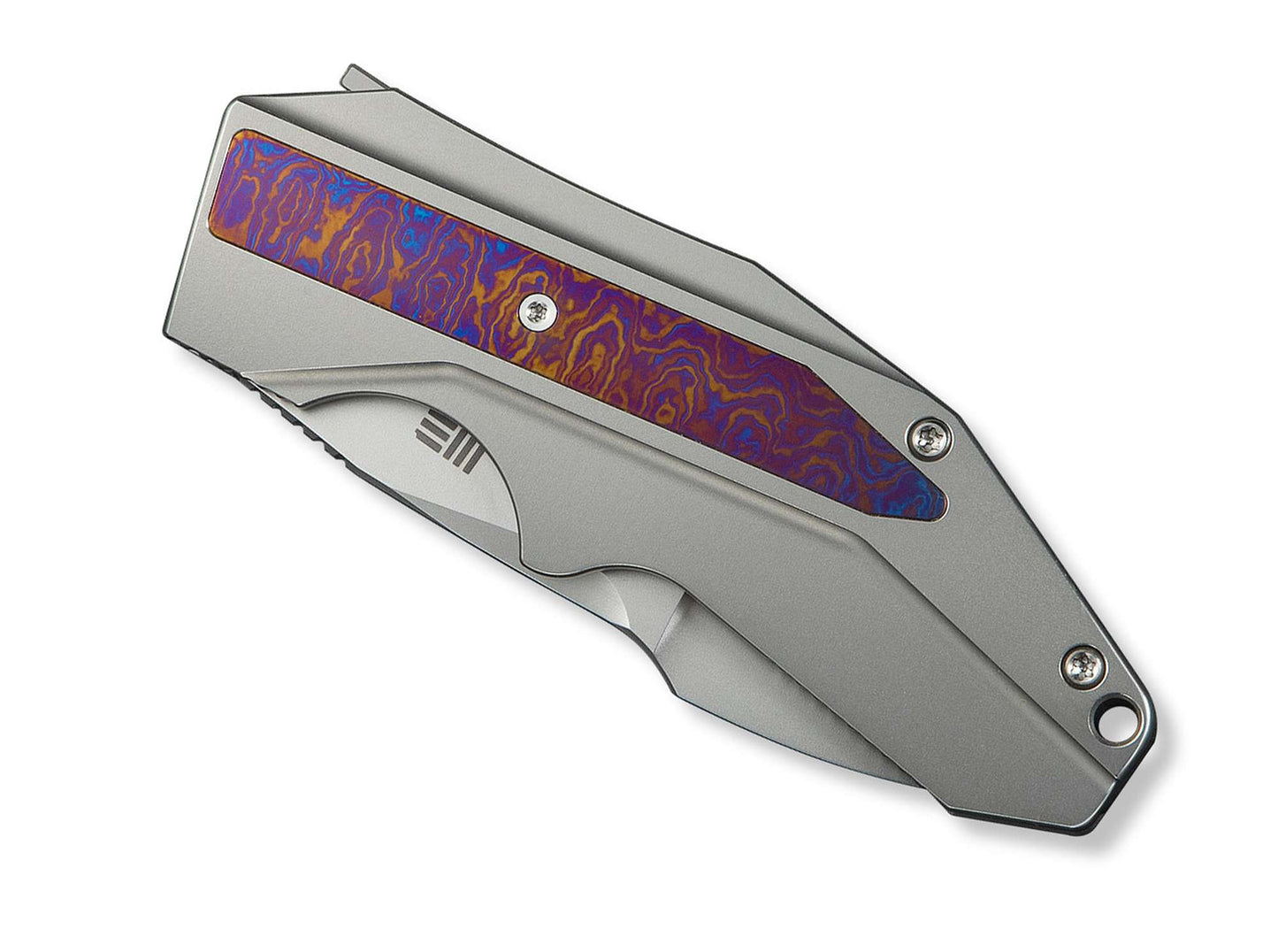 WE Knife Coral 20 CV Polished Ti Timascus