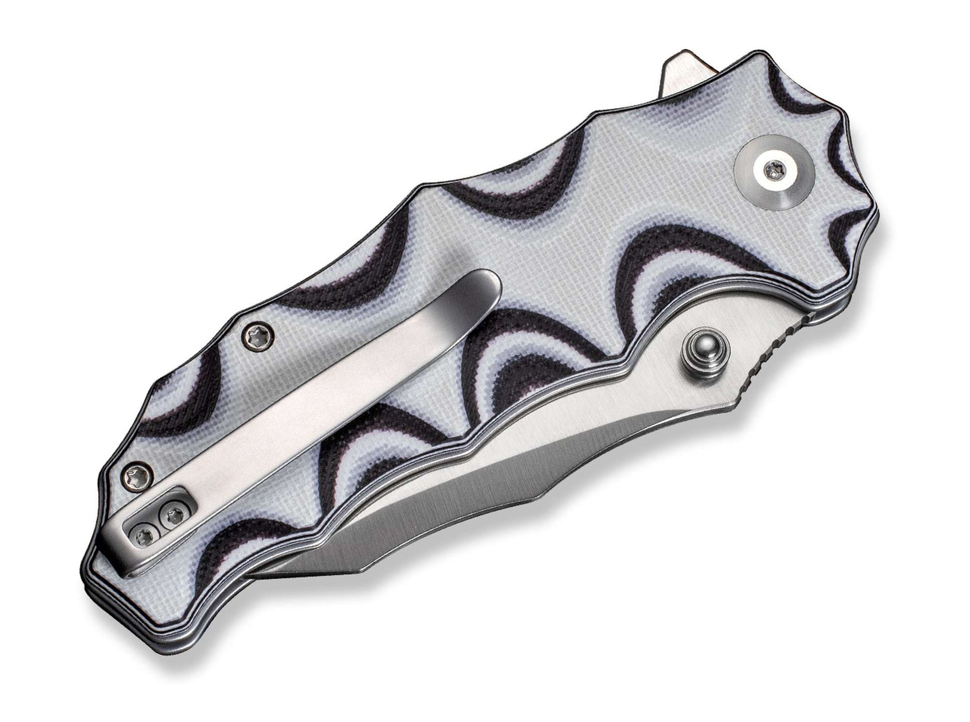 CIVIVI Natterjack 14C28 Black & White G10