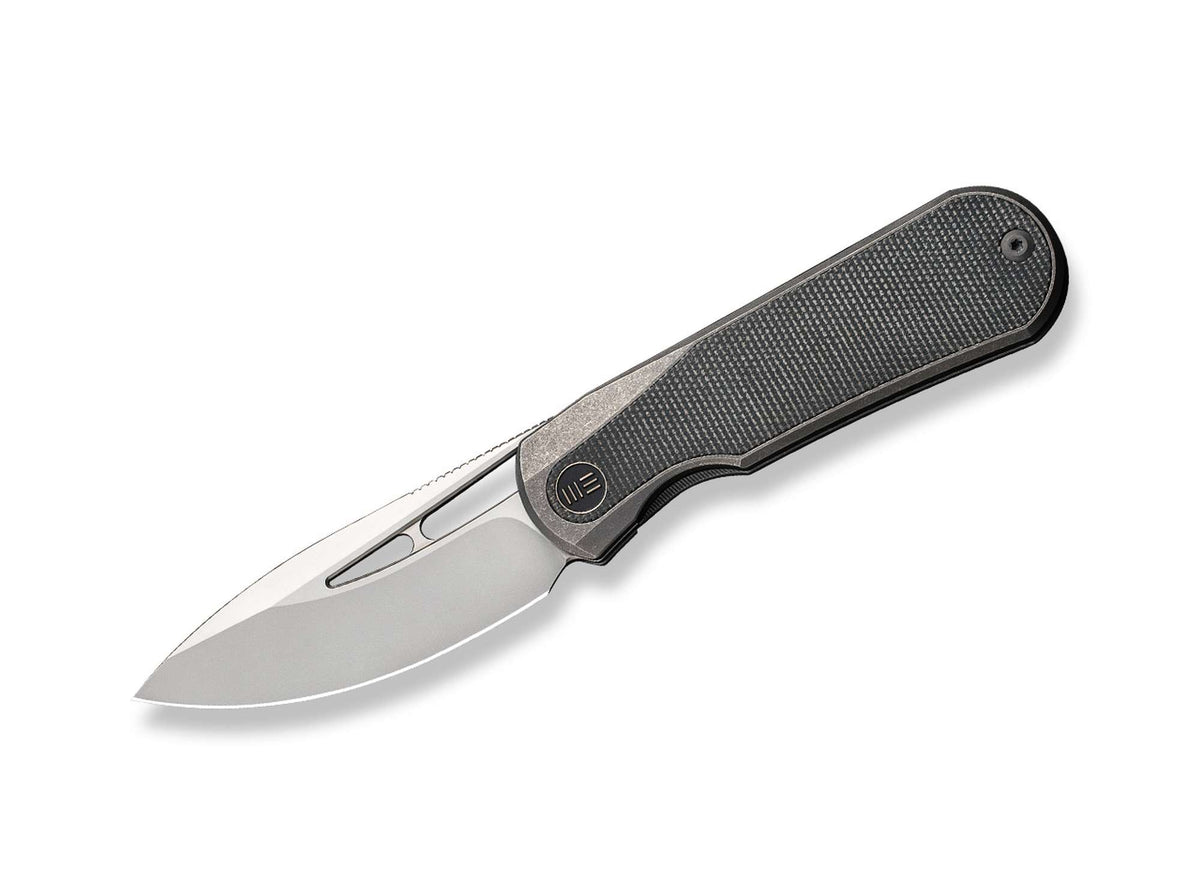 WE Knife Baloo 20CV Grey Ti Dark Green Micarta Mystery Box