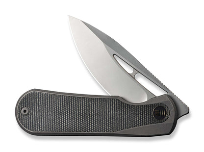 WE Knife Baloo 20CV Grey Ti Dark Green Micarta Mystery Box