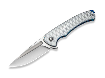 CIVIVI Voidflare 14C28N Greyish White Resin Scale Pattern