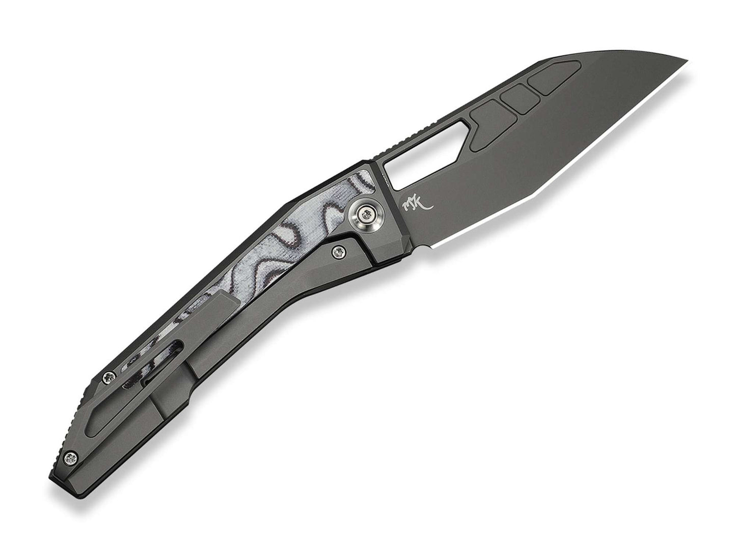 WE Knife Inceptus M390 Ti White & Black G10
