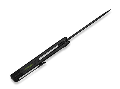 WE Knife Inceptus M390 Black Ti Green & Black CF