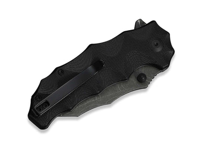 CIVIVI Natterjack Damascus Black G10