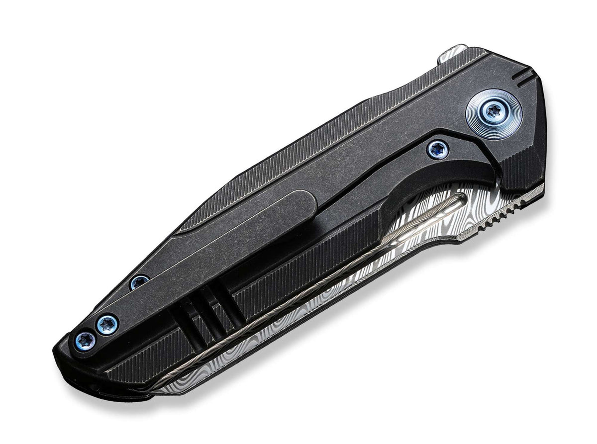 WE Knife StarHawk Titanium Black Damascus