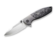 WE Knife Nitro Mini Gray Titanium Marble Carbon
