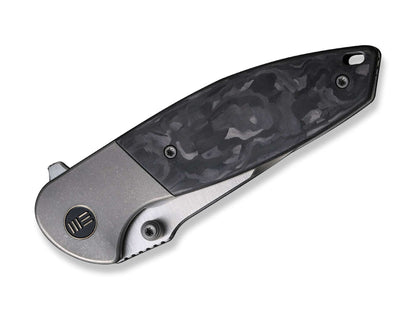 WE Knife Nitro Mini Gray Titanium Marble Carbon