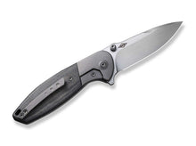 WE Knife Nitro Mini Grey Titanium Micarta Black