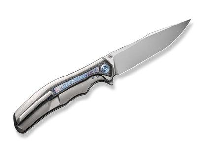 WE Knife Zonda Titanium Grey Twill CF Flamed
