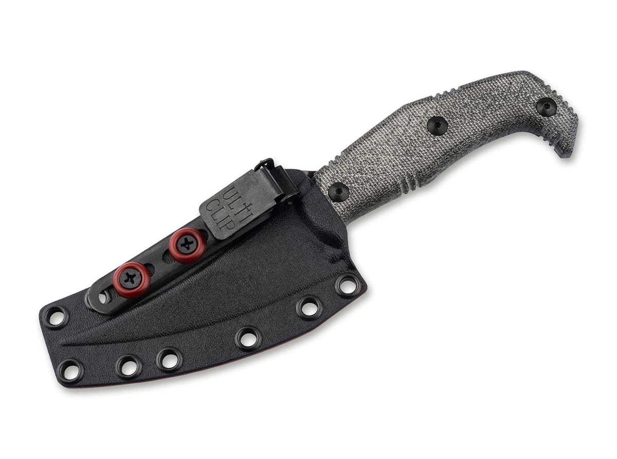 Bastinelli Knives Yummy Micarta Black DLC