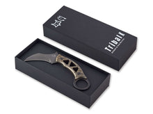 Fox Knives Tribal K Fixed Titanium Bronze Black PVD