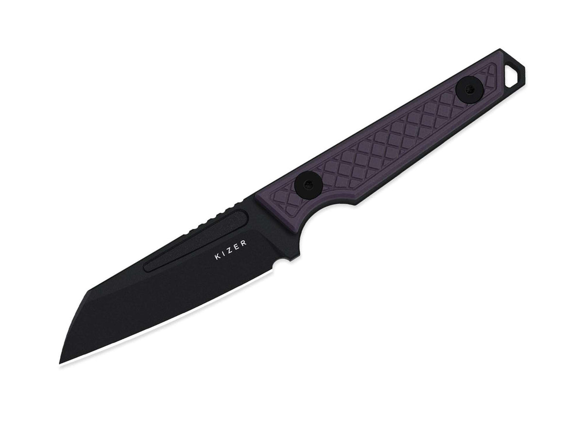 Kizer Phasmids AEB-L Puprle G10 Black Blade