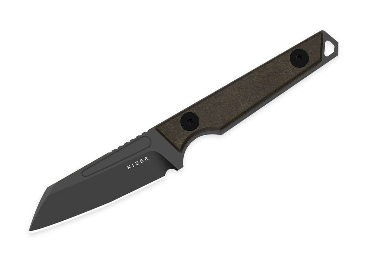 Kizer Phasmids AEB-L Richlite Chocolate Glacier