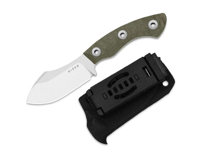 Kizer Rook AEB-L Green Micarta