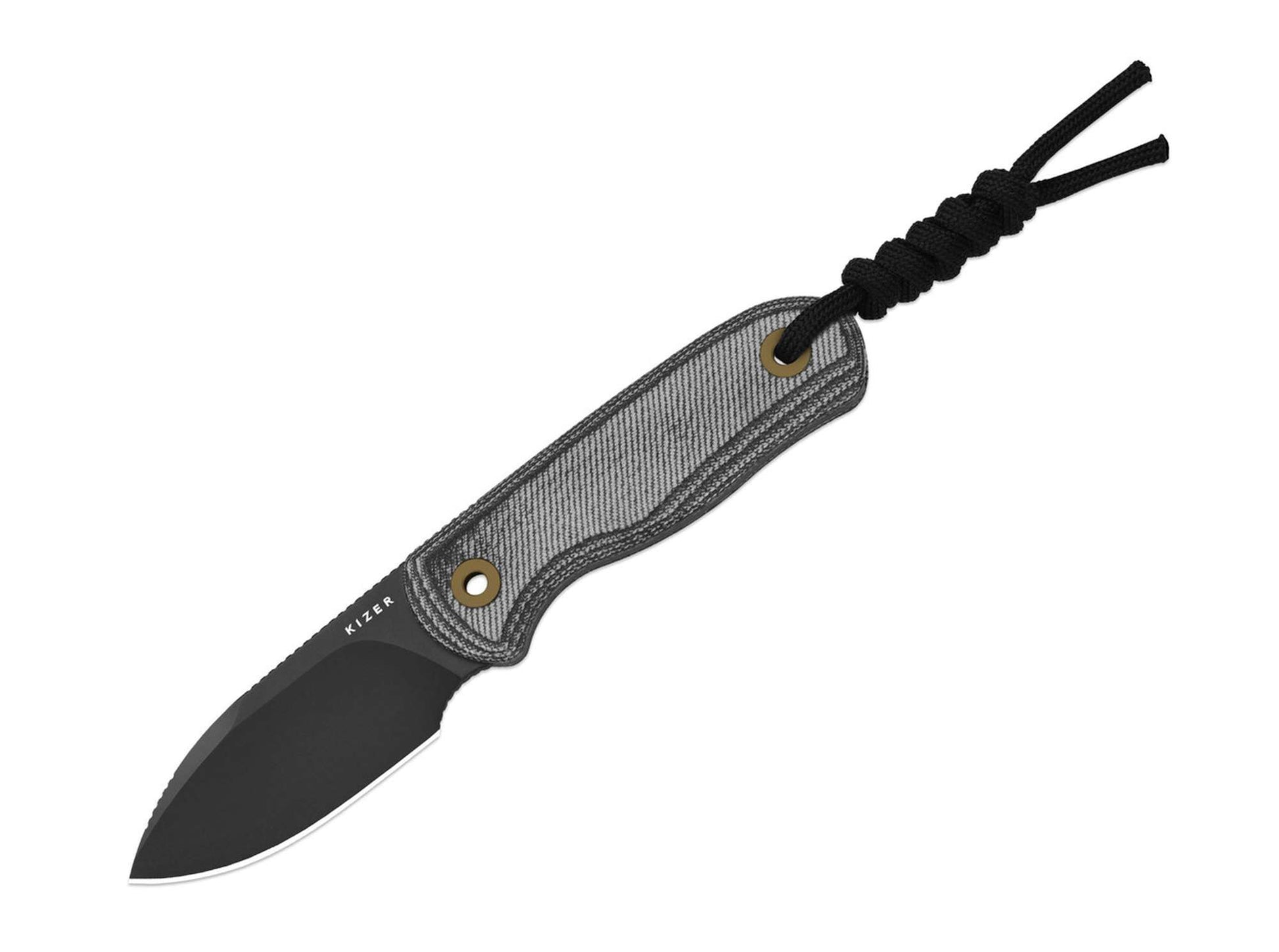 Kizer Drop Bear Fix S45VN Micarta All Black
