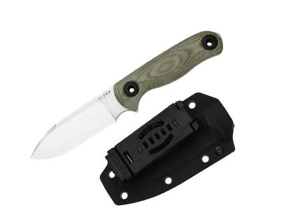 Kizer Drop Bear Fix 3 14C28N Green Micarta