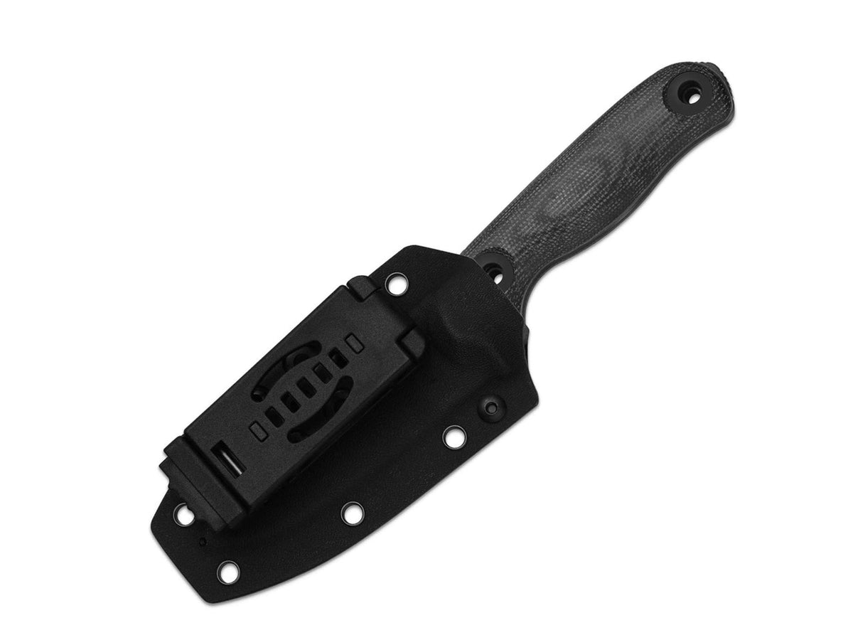 Kizer Drop Bear Fix 3 1095 Micarta All Black