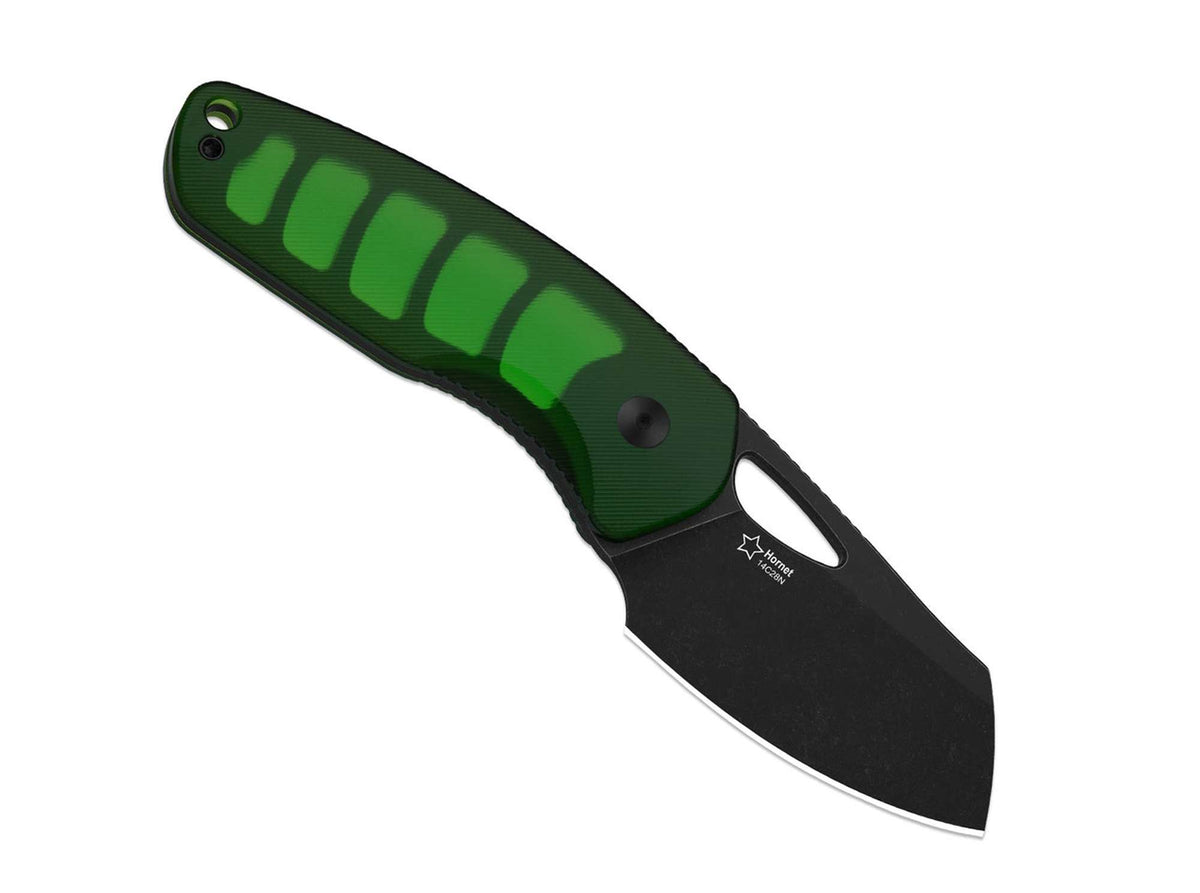 Kizer Hornet 14C28N Green Acrylic
