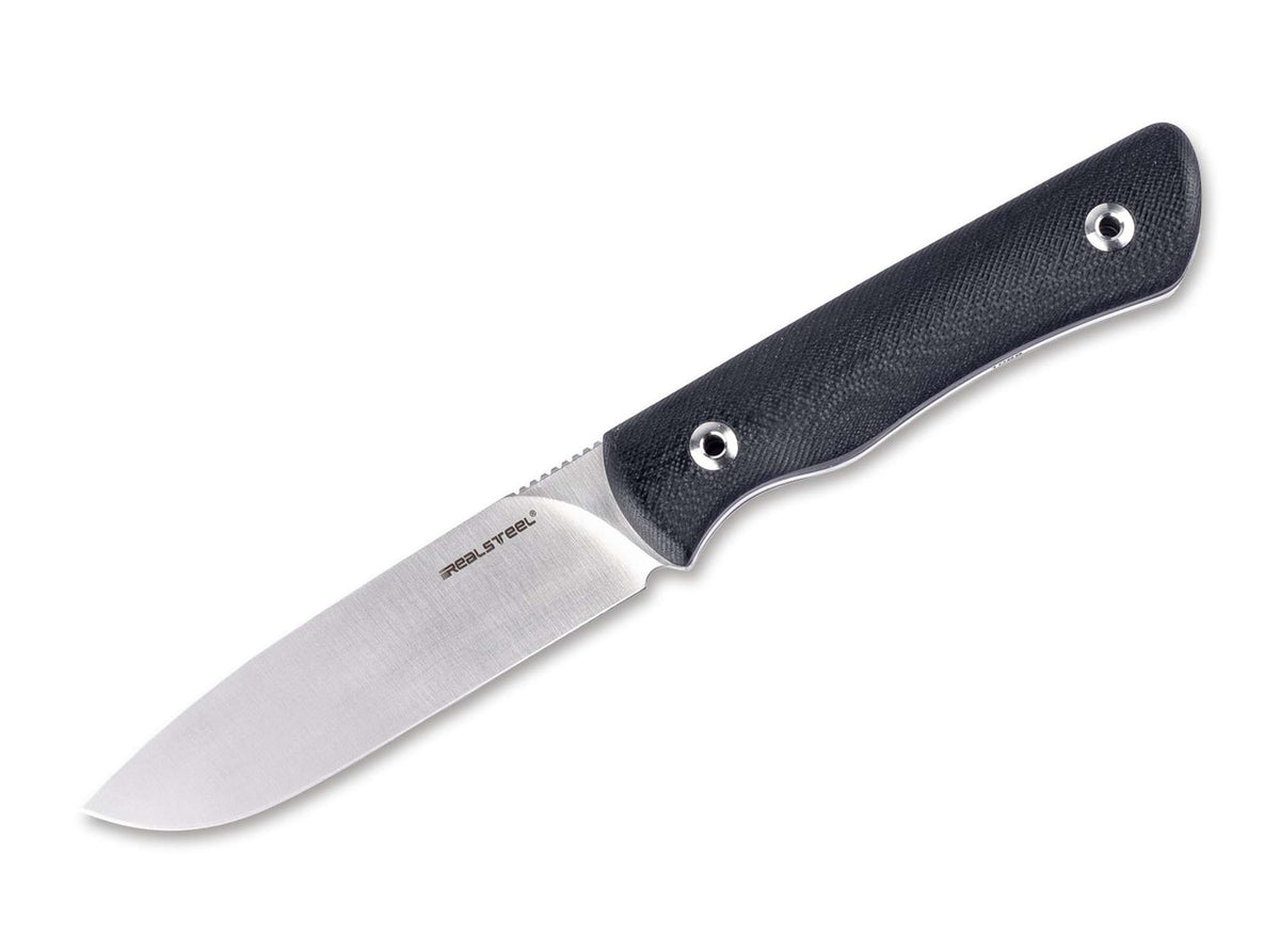 Real Steel Bushcraft Plus II 14C28N Black G10 FFG