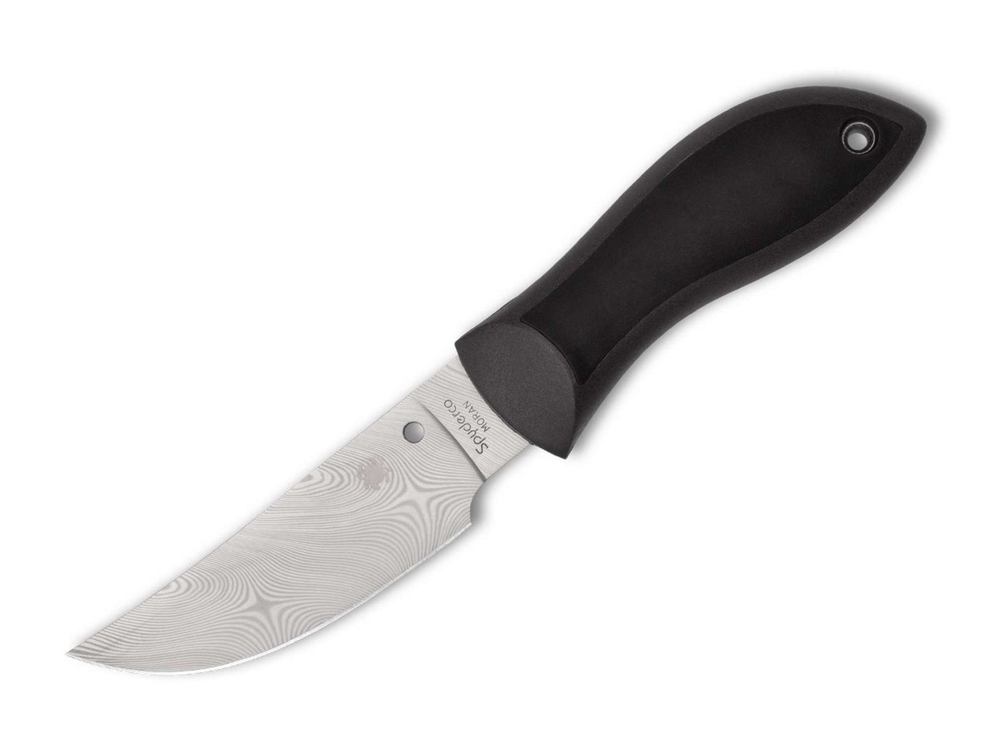 Spyderco Moran Upswept Gray Damasteel Sprint Run