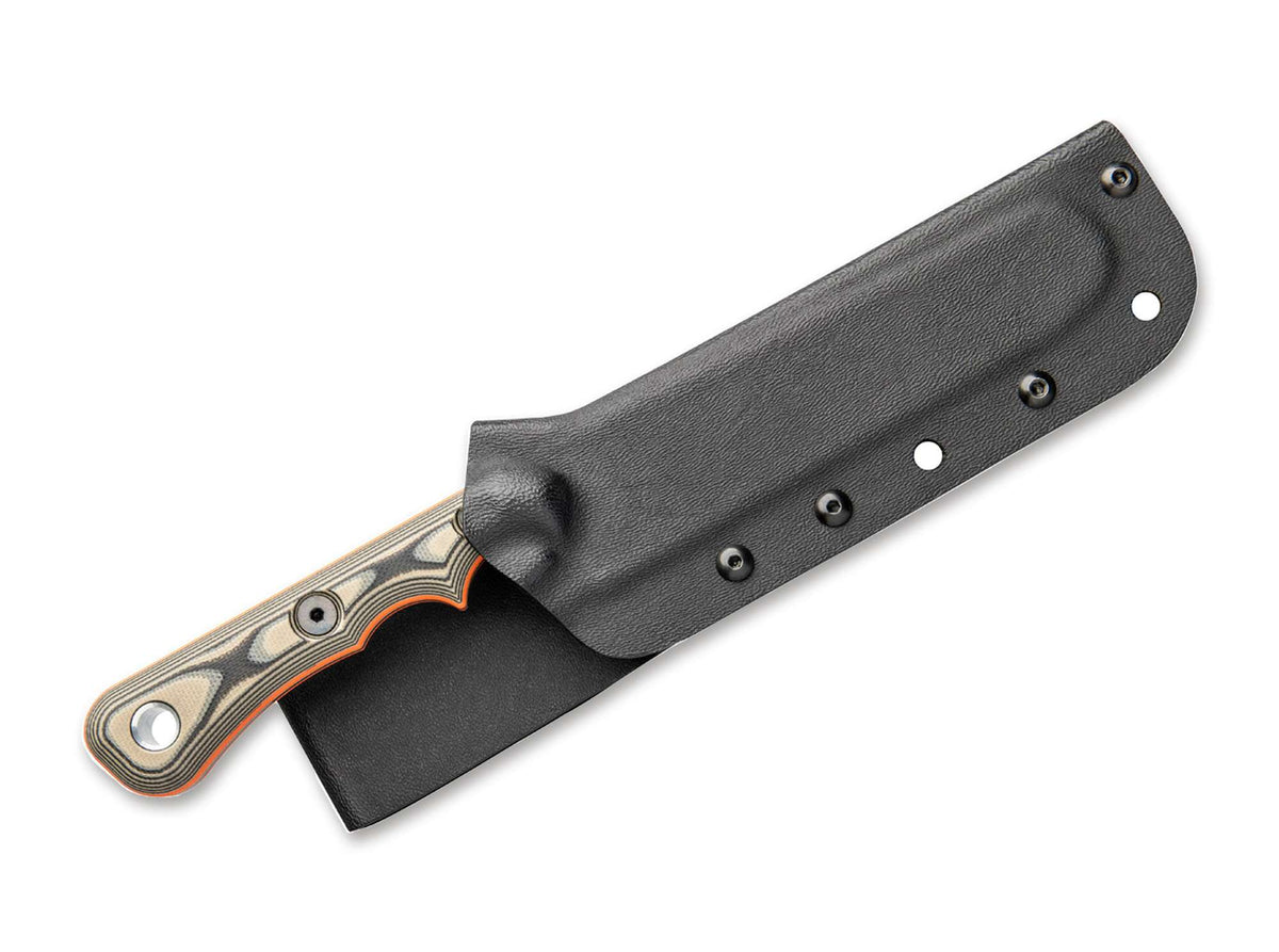 TOPS Knives Muley Saw Tan Black G10