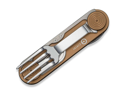 CIVIVI Partake Coyote Brown Aluminum