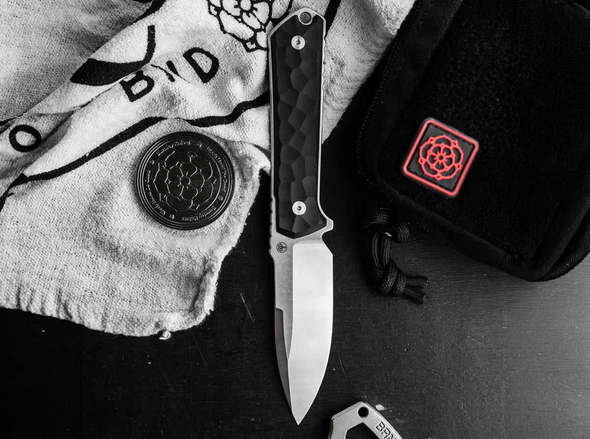 Böker Kiboku Richlite Black Rock Pattern