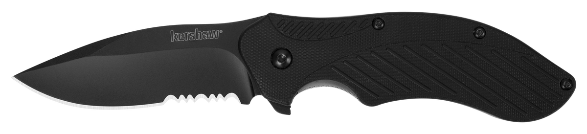 Kershaw Clash Black Serrated