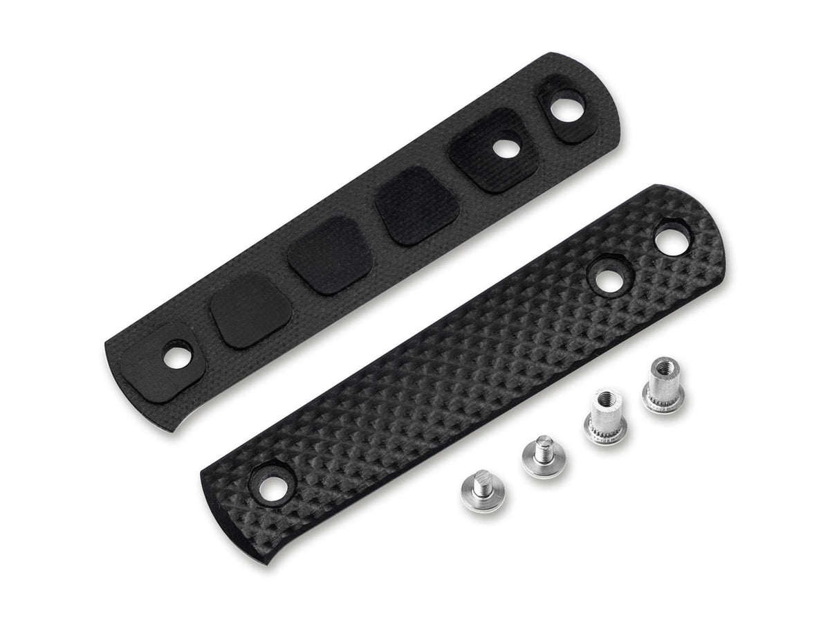 Böker BFF Packlite Griffschalen G10 Schwarz Pyramid