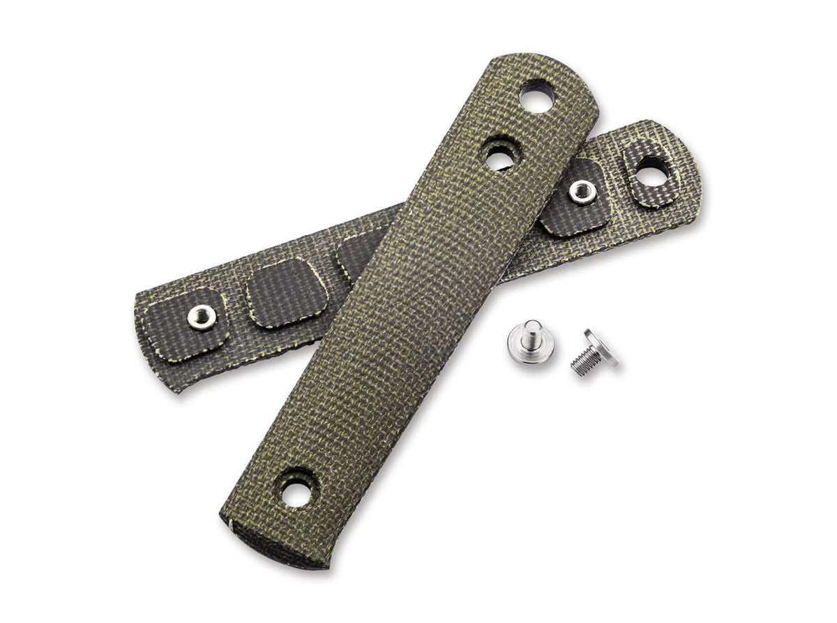Böker BFF Packlite Griffschalen Canvas Micarta Grün Smooth