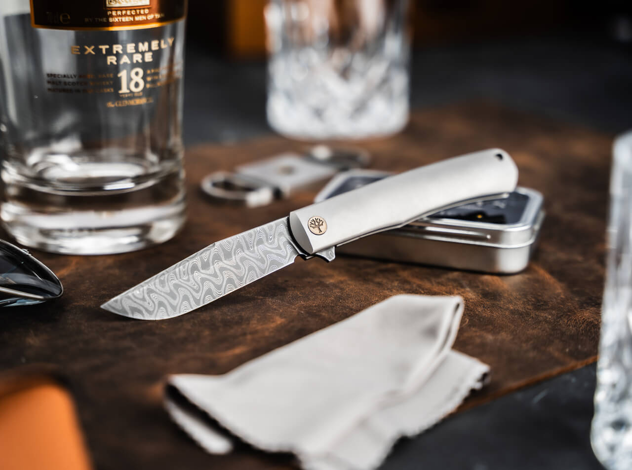 Böker Manufaktur Solingen Damast Jahresmesser 2025