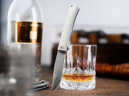 Böker Manufaktur Solingen Damast Jahresmesser 2025