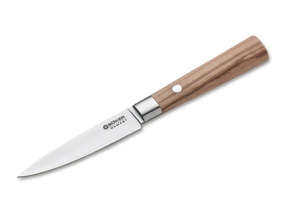Böker Manufaktur Solingen Damast Olive Spickmesser