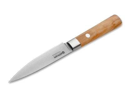 Böker Manufaktur Solingen Damast Olive Spickmesser