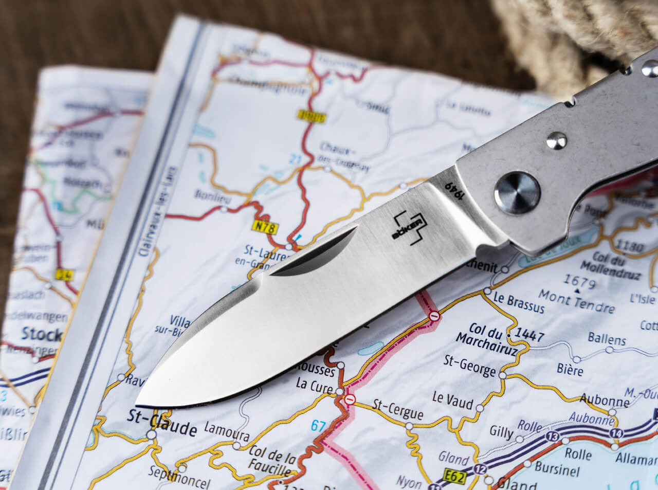Böker Plus Atlas Backlock Droppoint