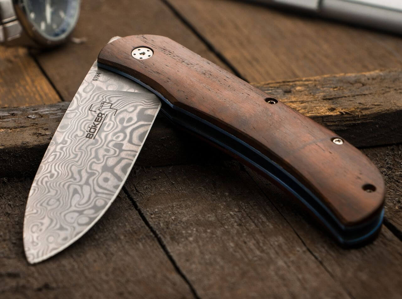 Böker Plus Exskelibur I Cocobolo Damast