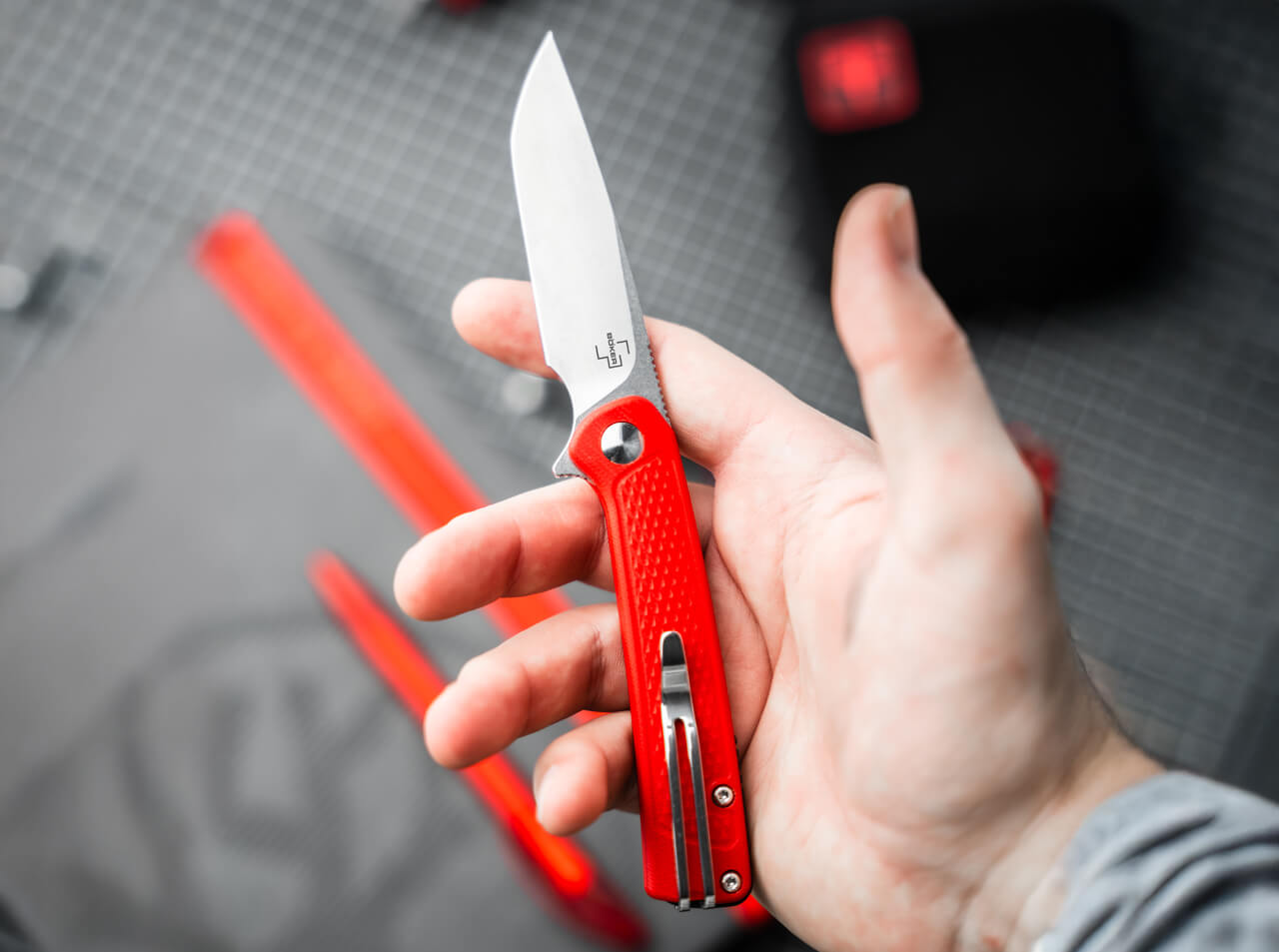 Böker Plus Fire Ant Red
