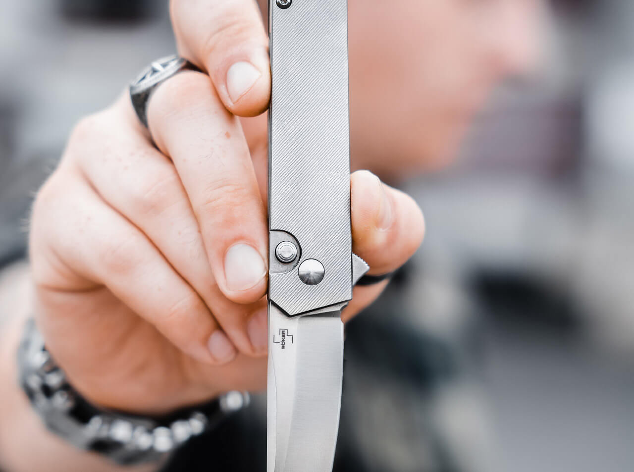 Böker Plus Kwaiken Push Button Flipper