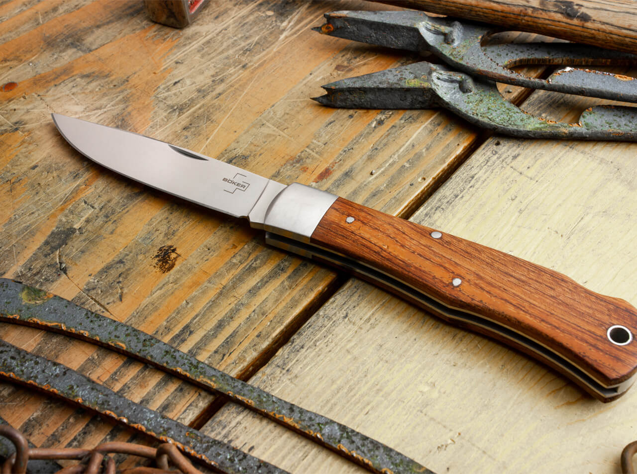 Böker Plus Lockback Bubinga